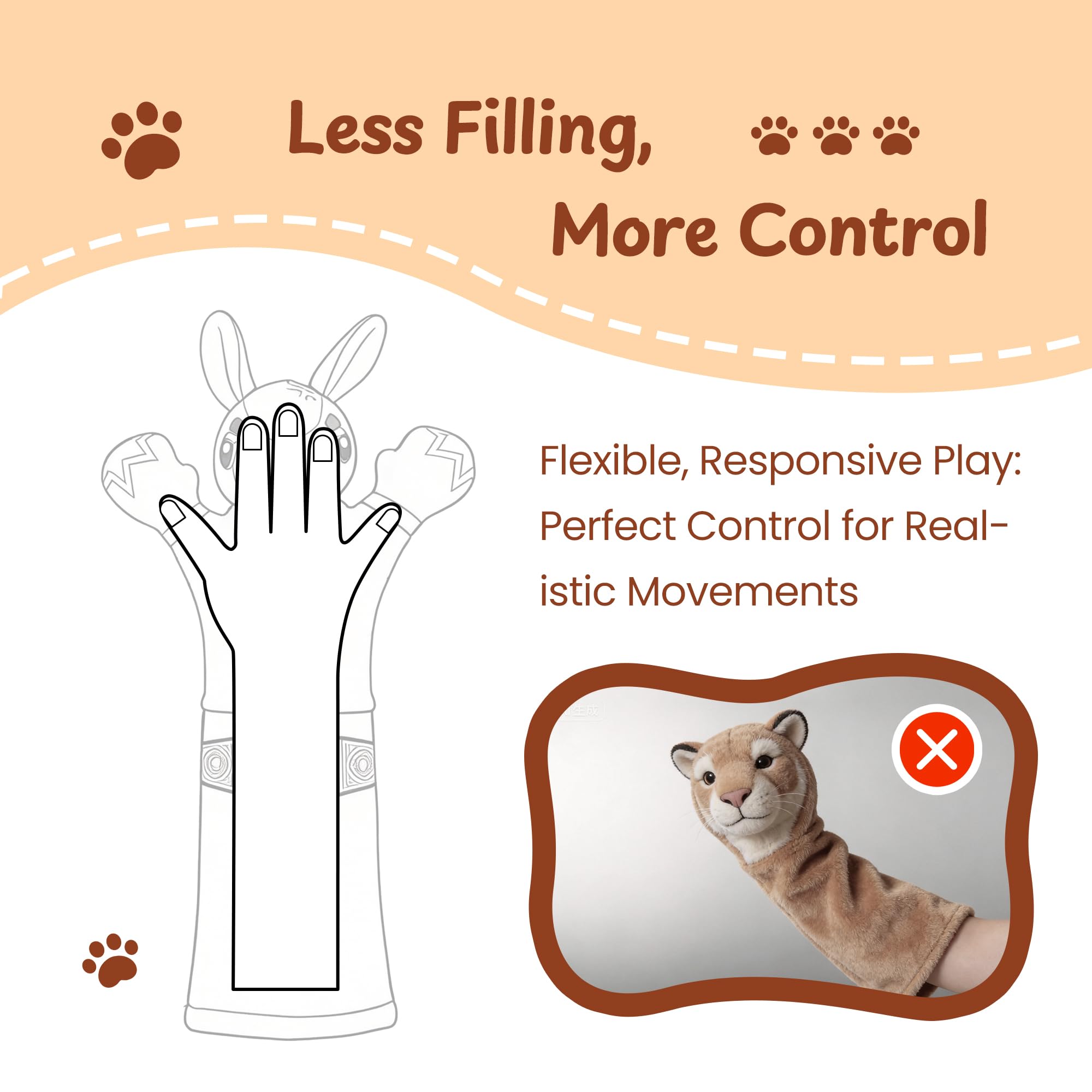 Cat Wrestling Glove, 22 Inch Cat Puppet Wrestler With 5 Catnip Pouches & 3 Layer Resistant Protection, Interactive Cat Toy With Treat Pocket For Boredom Relief & Mental Stimulation