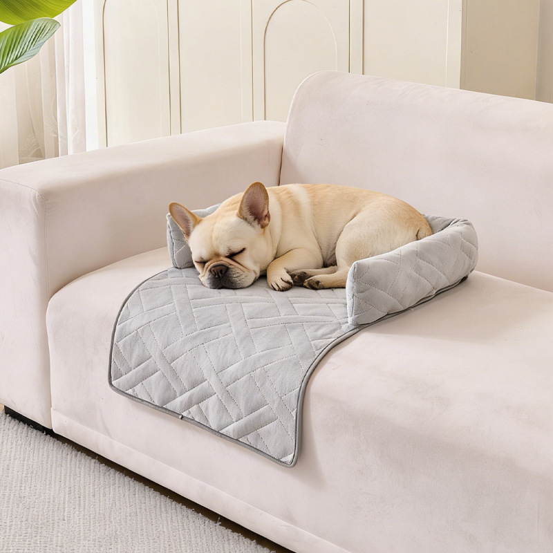 Calming Dog Bed For Sofa, Waterproof Pet Sofa Cushion, Sofa Protection Pad Suitable For Small And Medium - Sized Dogs And Cats, Soft Plush Pet Bed And Cat Bed, Non - Slip Pet Supplies