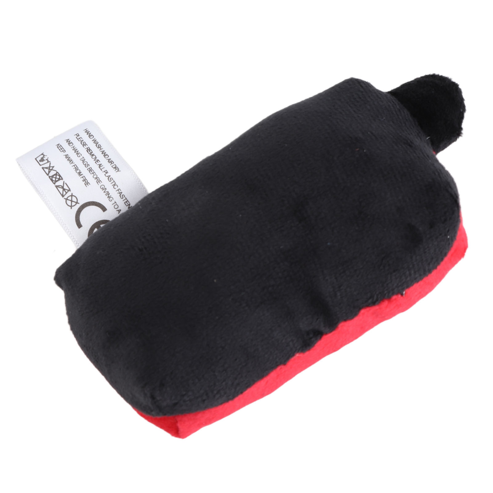Plush Cell Phone Pet Dogs Cats Teether Teething Sounding Interactive Chew Toy (Red)