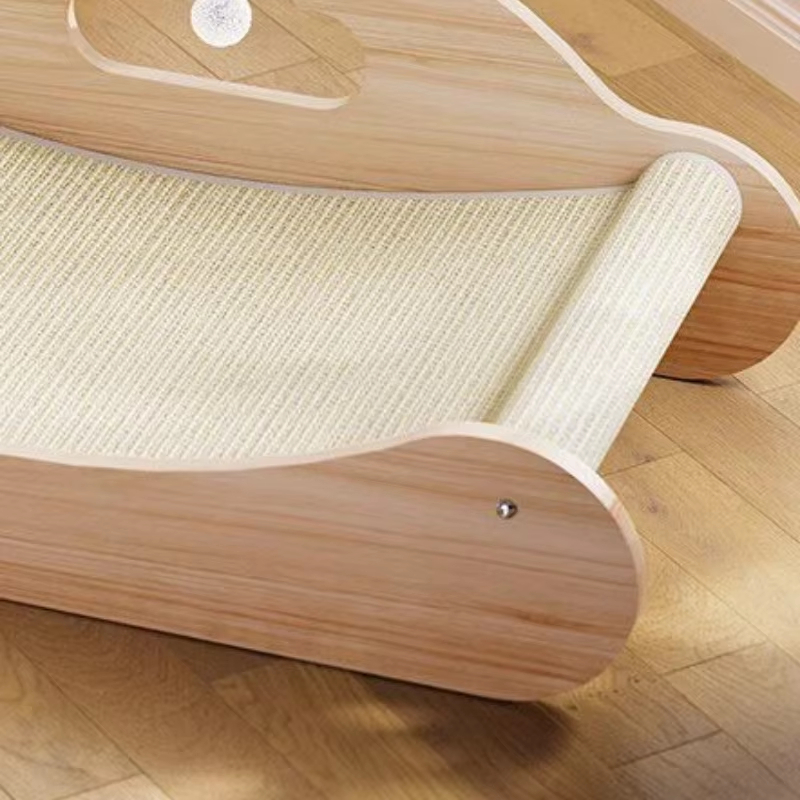 Sisal Large Cat Scratcher Bed, Comfy Chaise Lounge For Cats  Rest Scratch Play, Protects Furniture, Durable, Horizontal, No-Mess