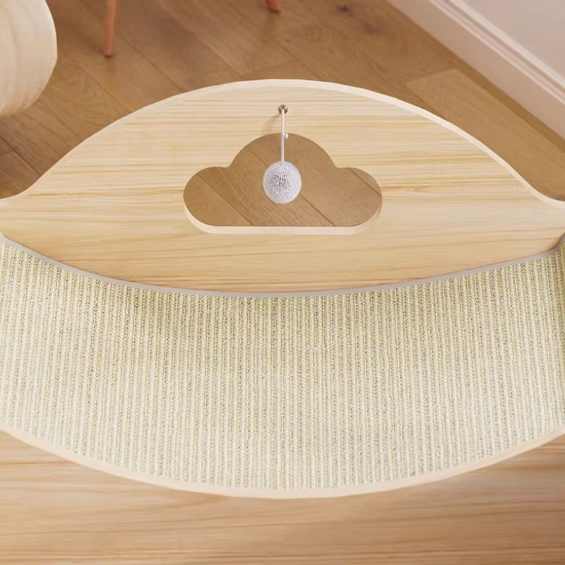 Sisal Large Cat Scratcher Bed, Comfy Chaise Lounge For Cats  Rest Scratch Play, Protects Furniture, Durable, Horizontal, No-Mess