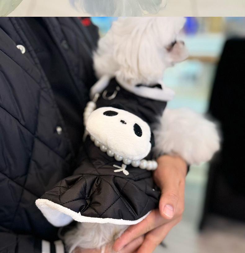 Pet Dog Cat Clothes Cotton-padded Clothes Traction Clothes