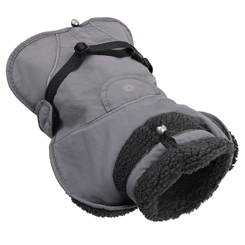 Dog Cotton-padded Clothes Go Out In Autumn And Winter Warm-keeping And Cold-proof Pet Clothes