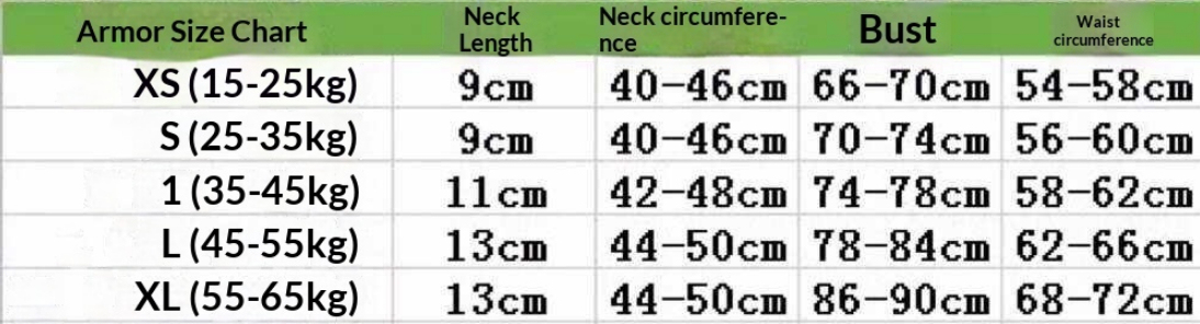 Hunting Dog Anti Bite And Anti Stab Hunting Protective Clothing
