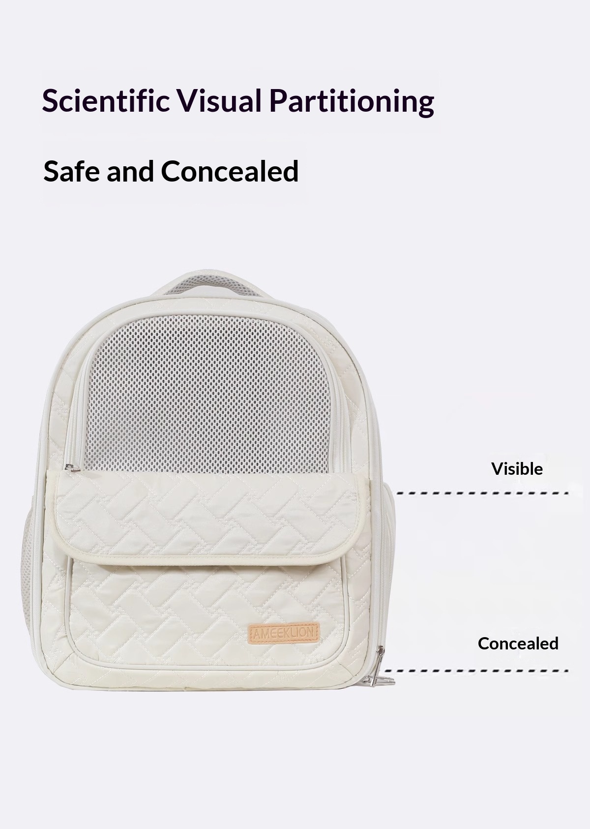 Cat Carrier Space Capsule Lightweight Portable Handheld Backpack Breathable Pet Bag For Outings