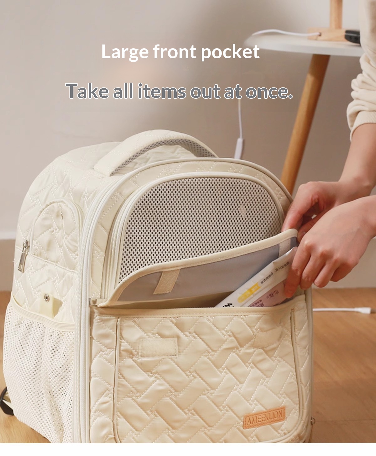 Cat Carrier Space Capsule Lightweight Portable Handheld Backpack Breathable Pet Bag For Outings