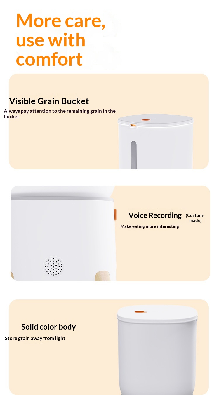 5L Pet App-Controlled Remote Smart Feeder