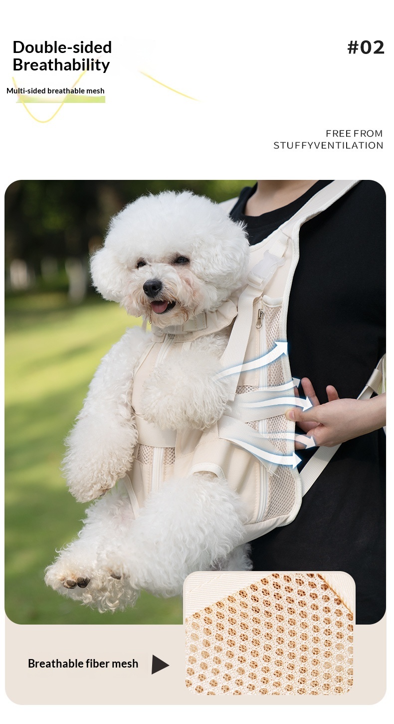 Hug-style Medium-to-small Pet Carrier Backpack For Outings