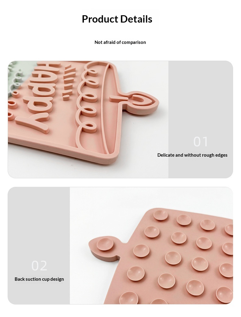 Pet Licking Mat Silicone Pad Cat And Dog Feeding Dish