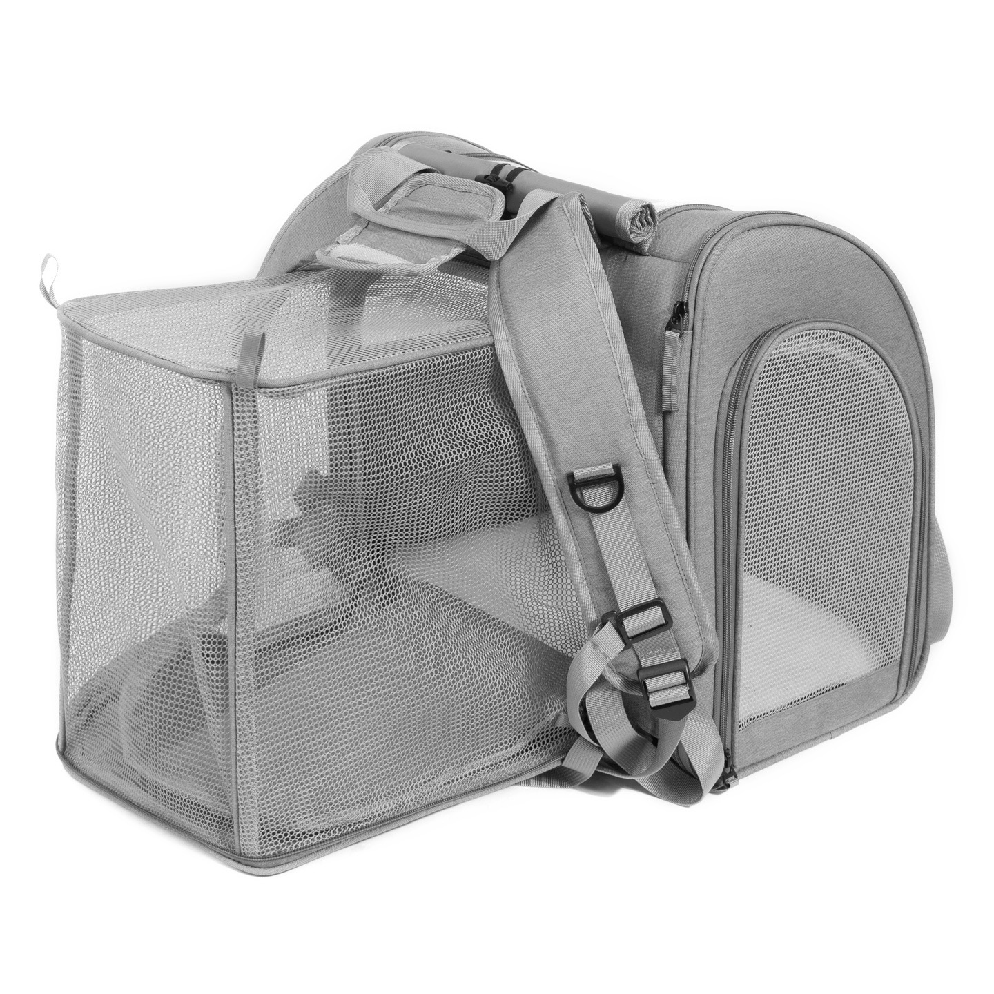 Portable Expandable Dual-Shoulder Pet Backpack For Outings