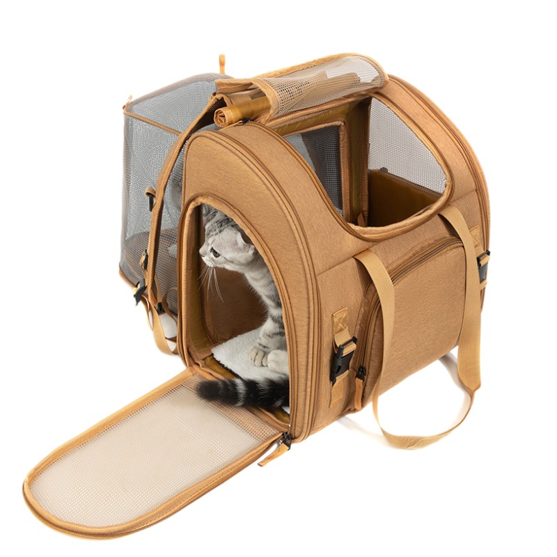 Portable Expandable Dual-Shoulder Pet Backpack For Outings