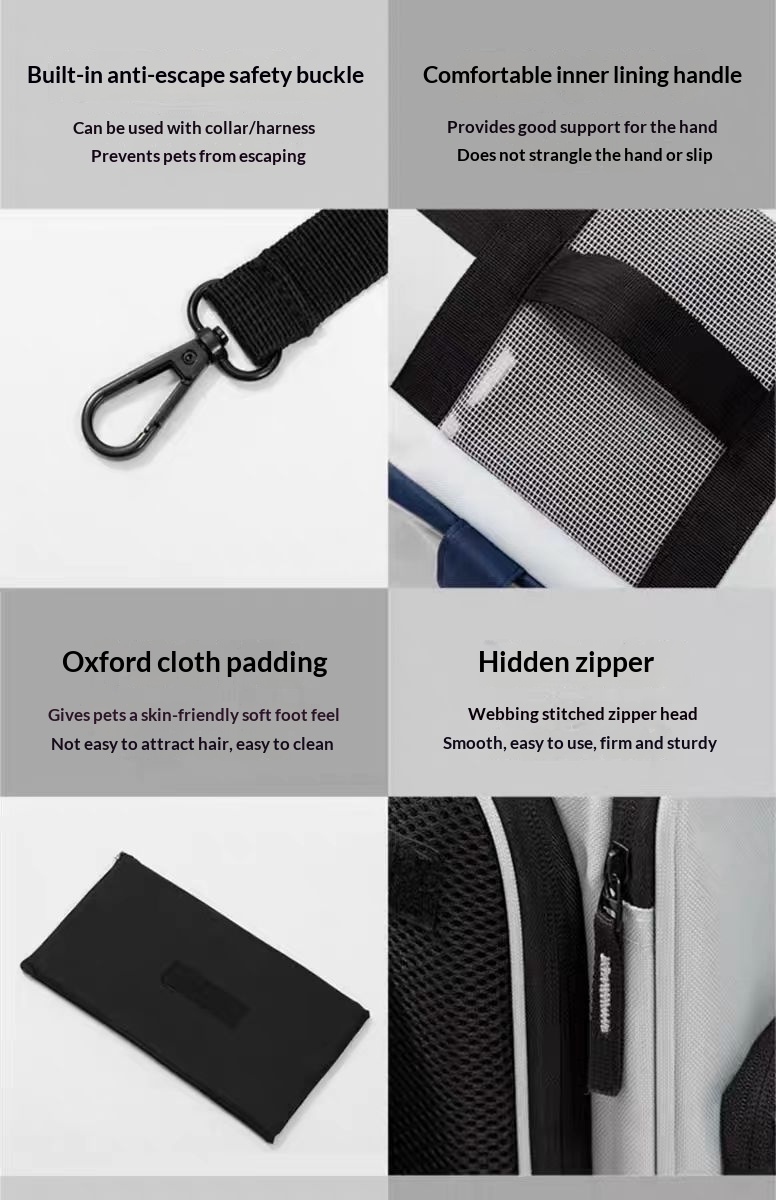 Pet Outdoor Backpack Portable And Breathable Pet Carrier