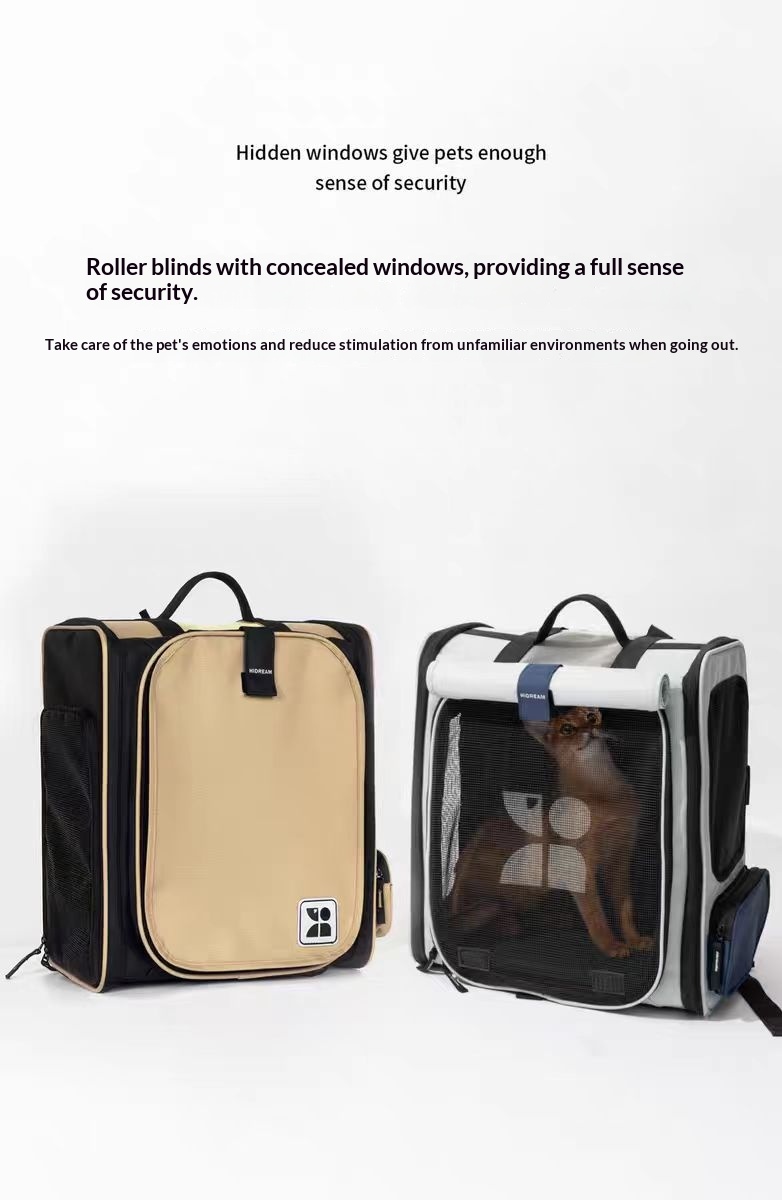 Pet Outdoor Backpack Portable And Breathable Pet Carrier