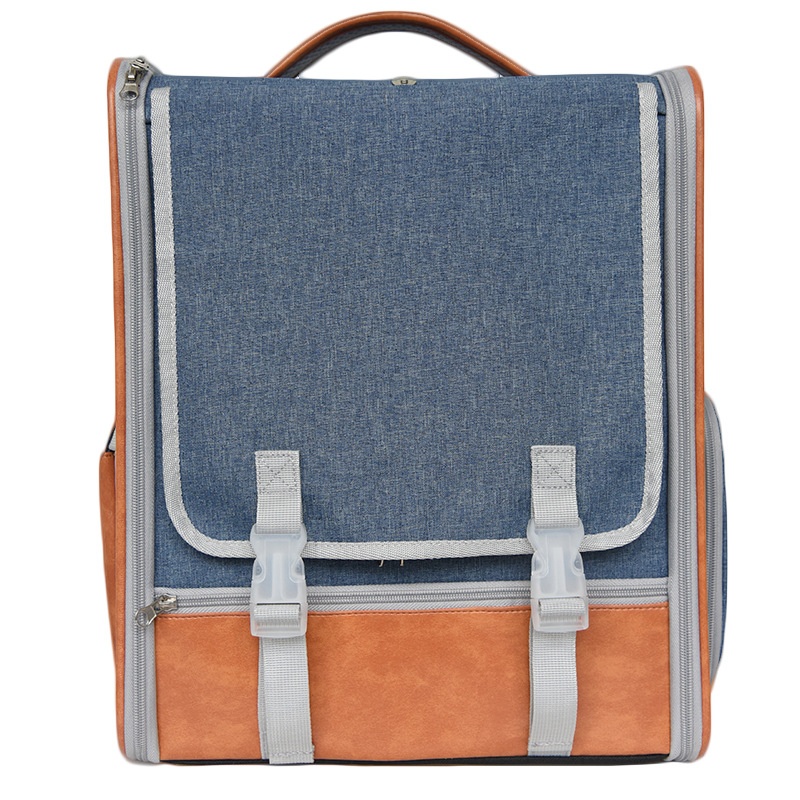 Non-deforming Portable Pet Backpack For Cats On The Go With Shoulder Straps
