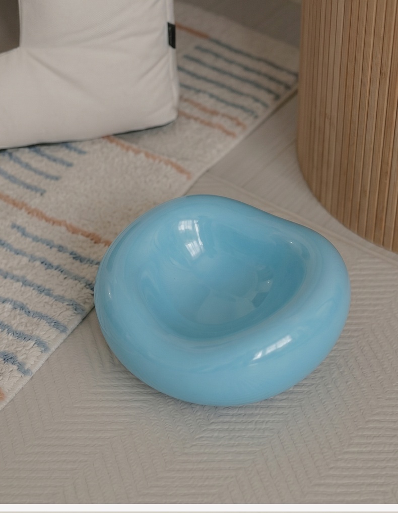 Ceramic Tip-Proof Cat Food Bowl
