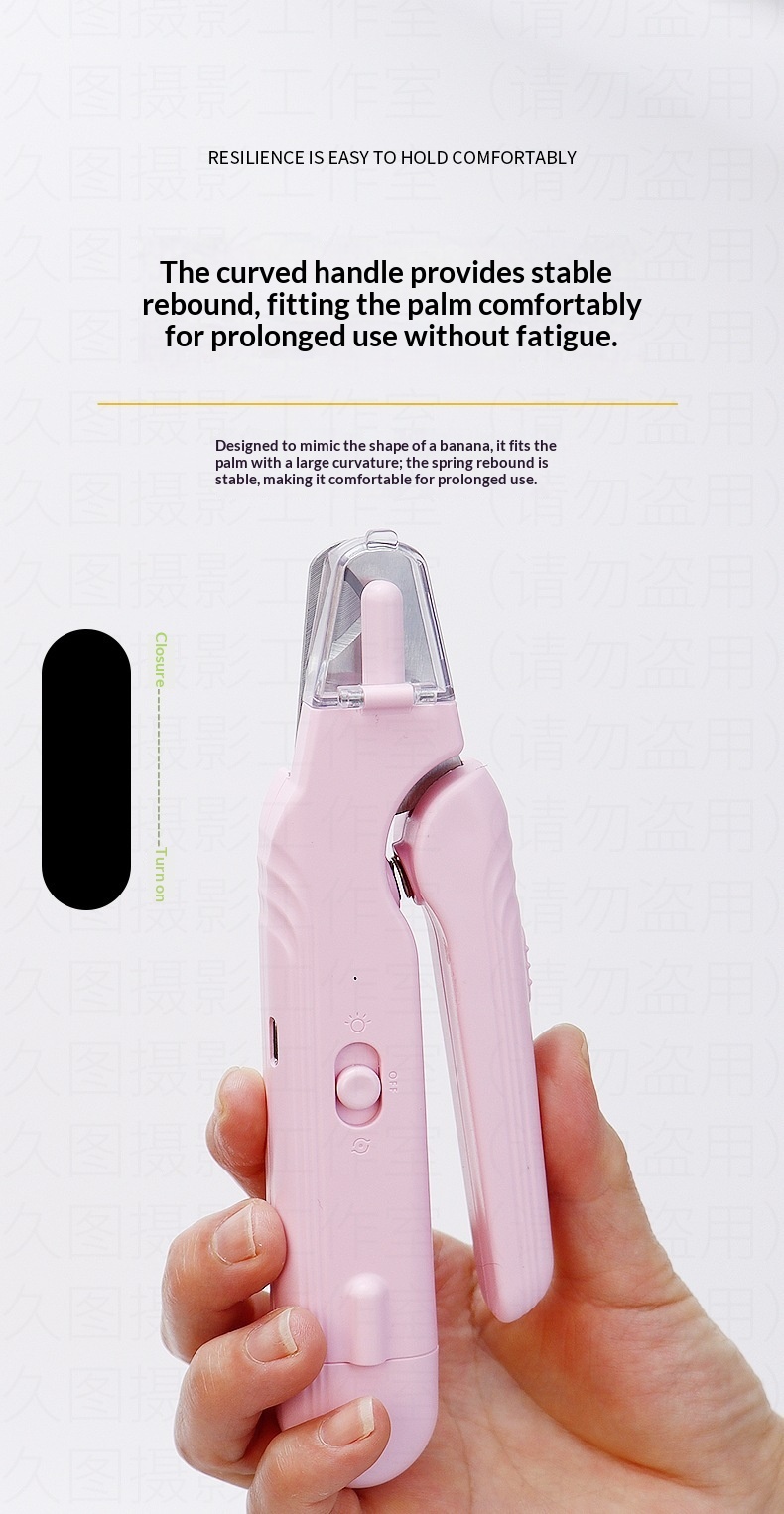 2-in-1 LED Electric Nail Clipper