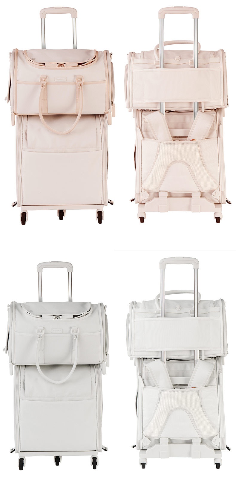 Japan-Korea Pet Carrier With Wheels, Portable And Large Capacity For Outings