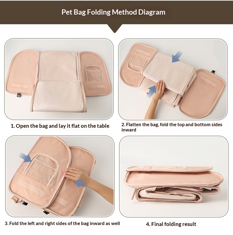 Japan-Korea Pet Carrier With Wheels, Portable And Large Capacity For Outings