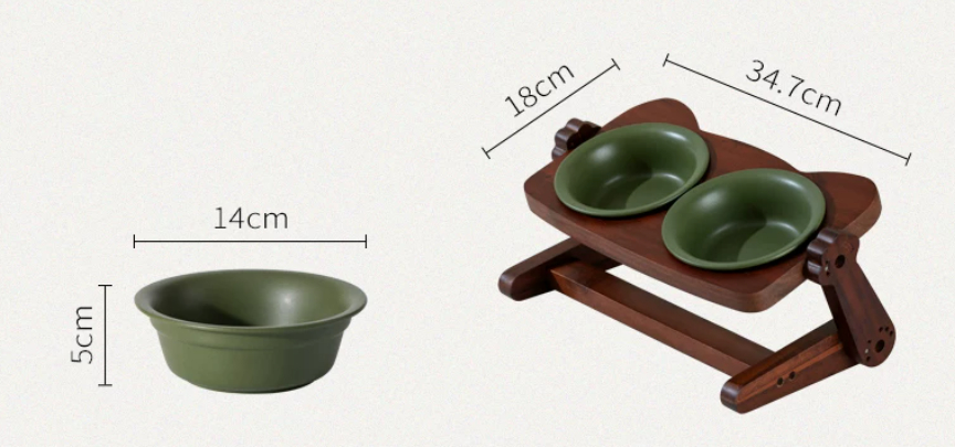 Portable Home Pet Cat Feeder Stand