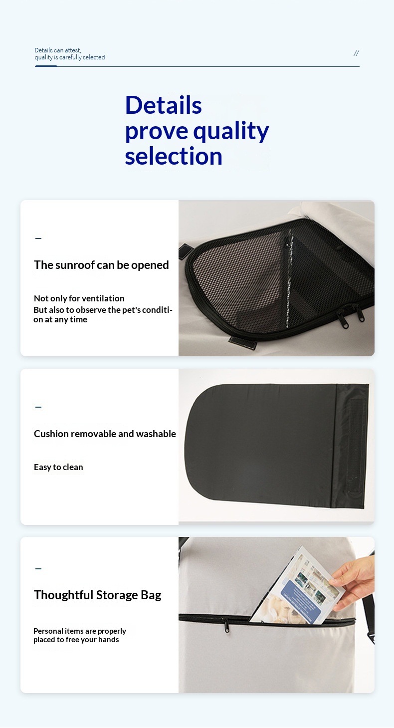 Foldable Covered Pet Stroller With Ramp For Senior Cats And Small Dogs With Mobility Issues