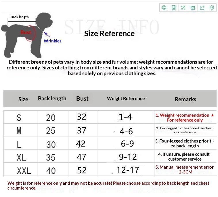 Cross-border Pet Clothing For Pandas Mishi Schnauzers And Teddy Dogs
