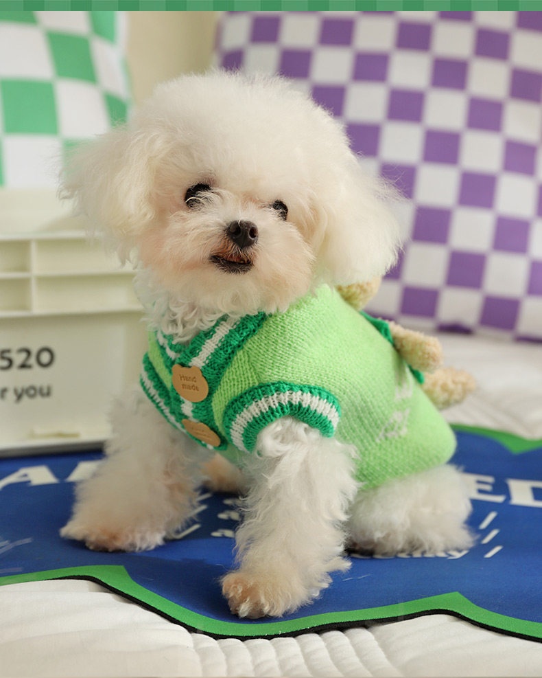 Dog Clothes Autumn Bichon Frise Puppy Sweater