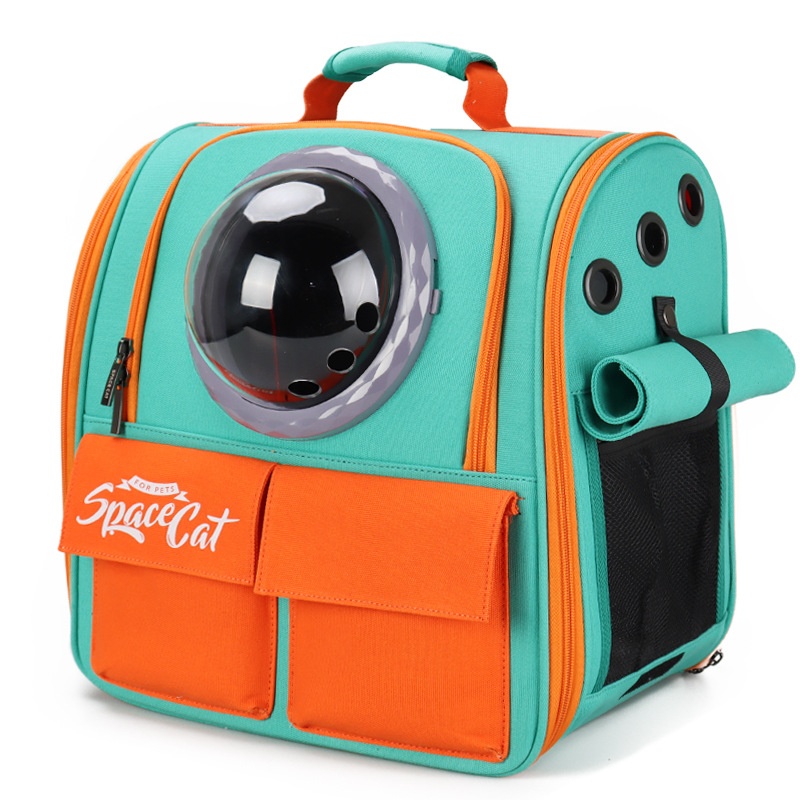 Large Portable Cat Carrier Backpack With Shoulder Straps And Handles For Outings