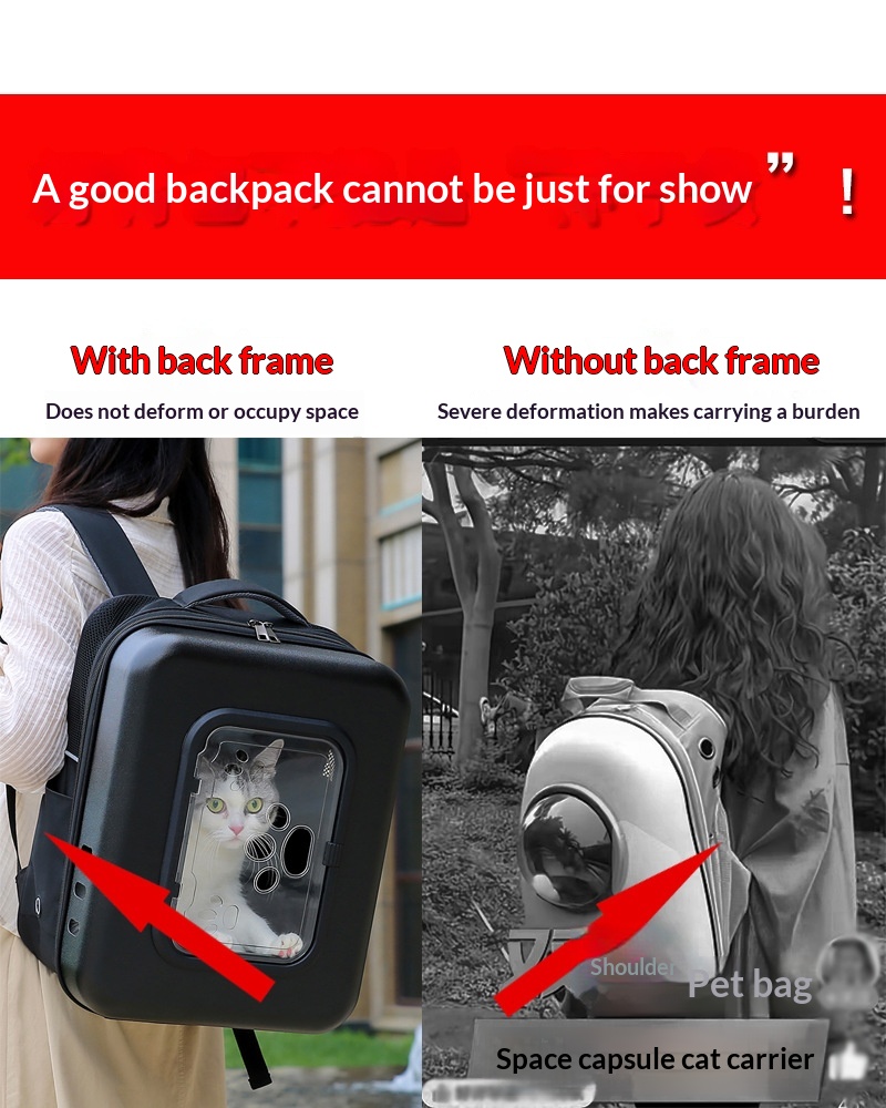 Cat And Dog Outdoor Space Capsule Pet Backpack