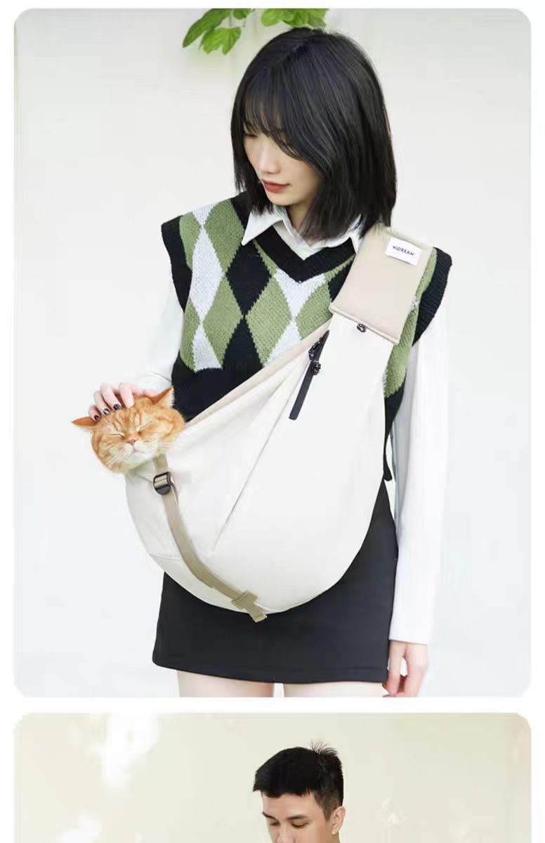 Pet Outing Tote Crossbody Carrier Portable Shoulder Bag Small Dog Travel