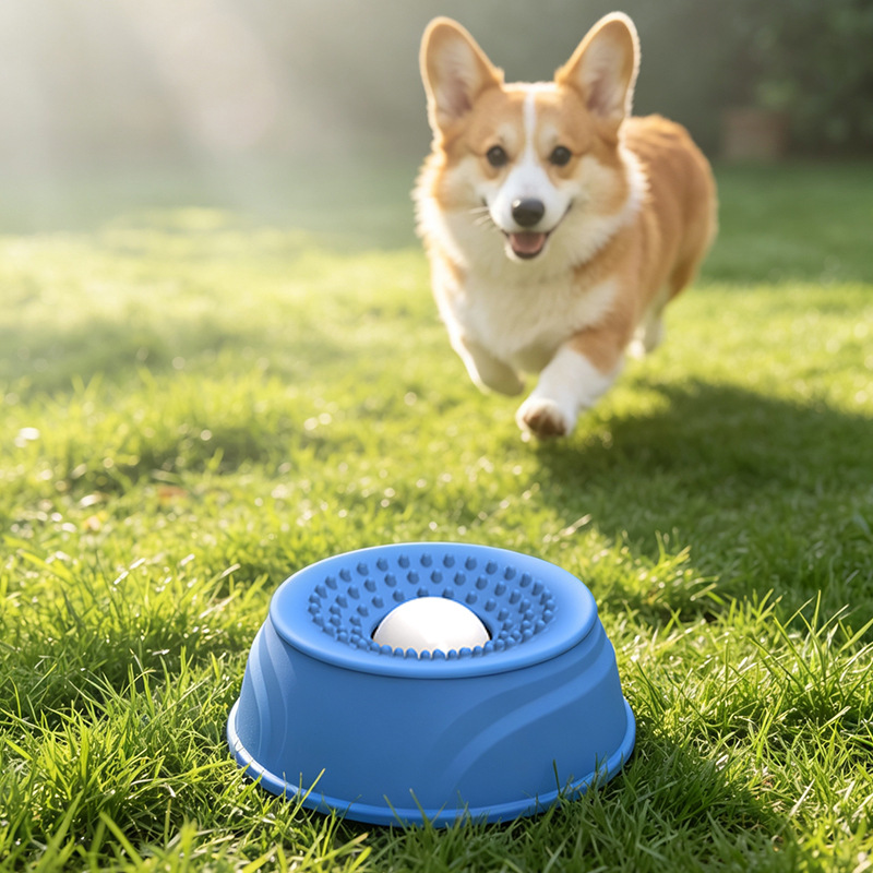 Household Silicone Slow-feeding Dog Bowl