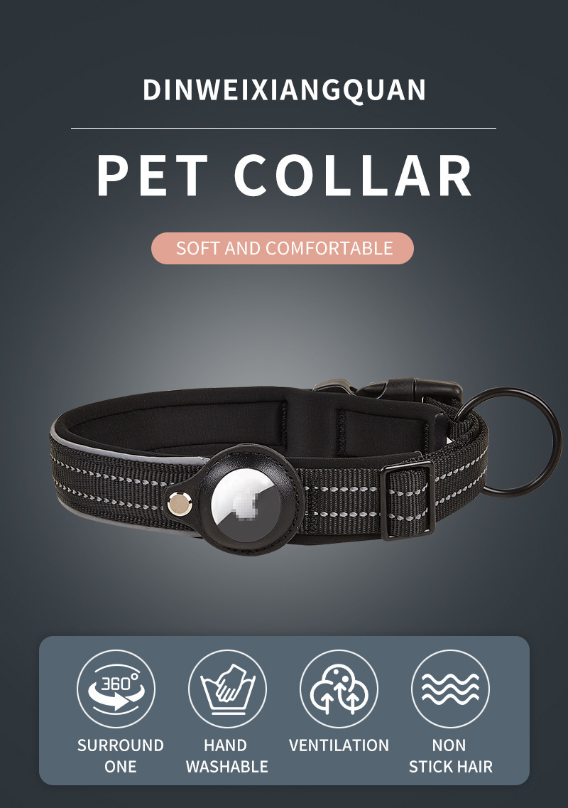 Dog GPS Tracking Collar Medium To Large Size Non-choke Design