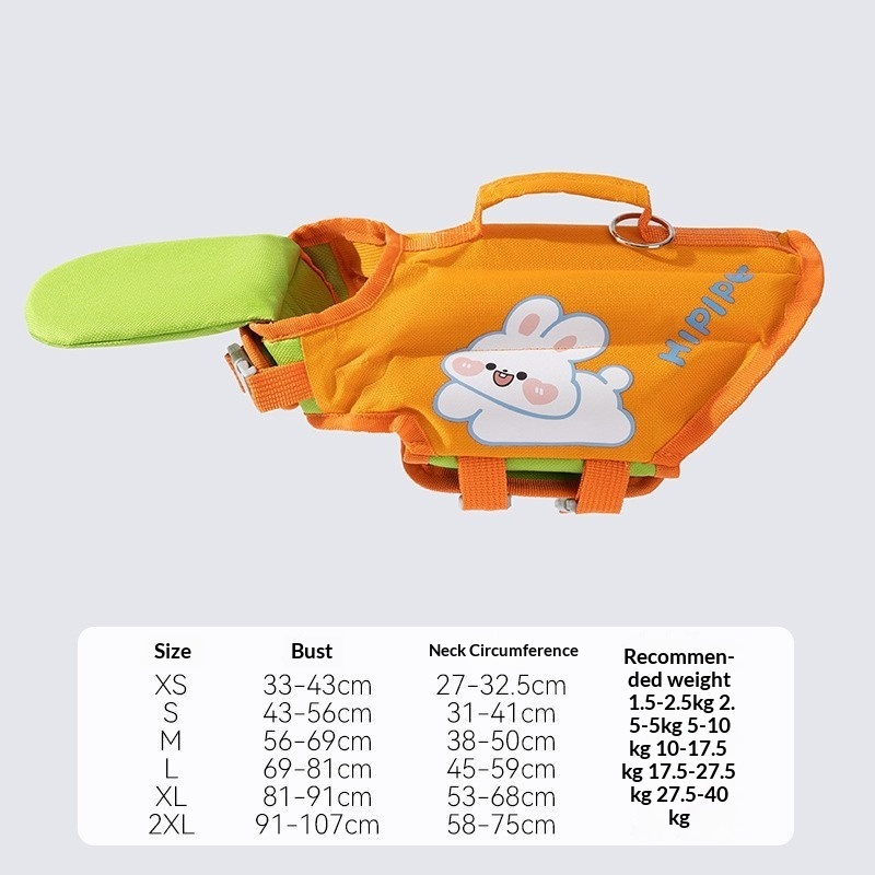 Summer High-Visibility Life Jacket With Bold Color Blocking For Outdoor Swimming
