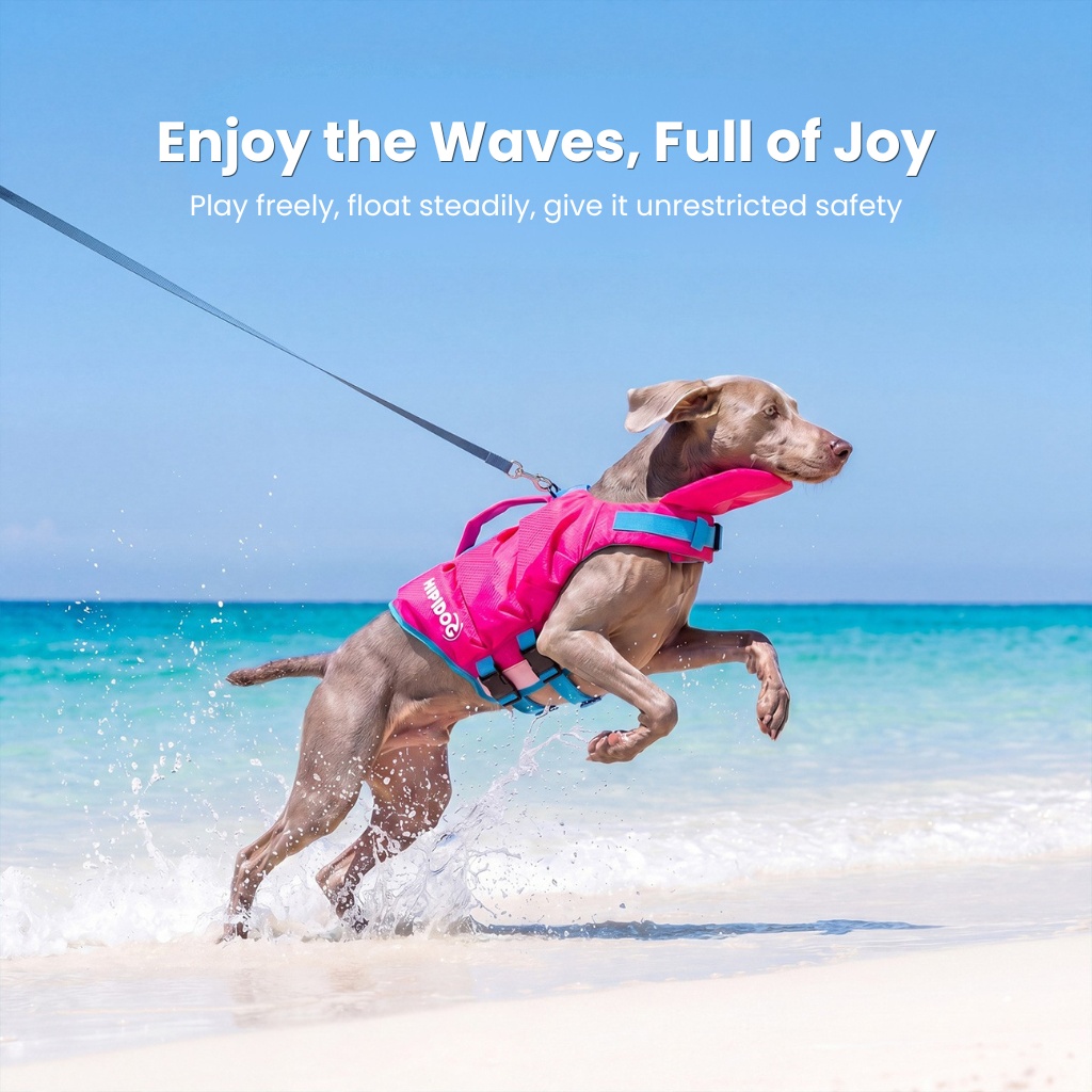 Summer High-Visibility Life Jacket With Bold Color Blocking For Outdoor Swimming