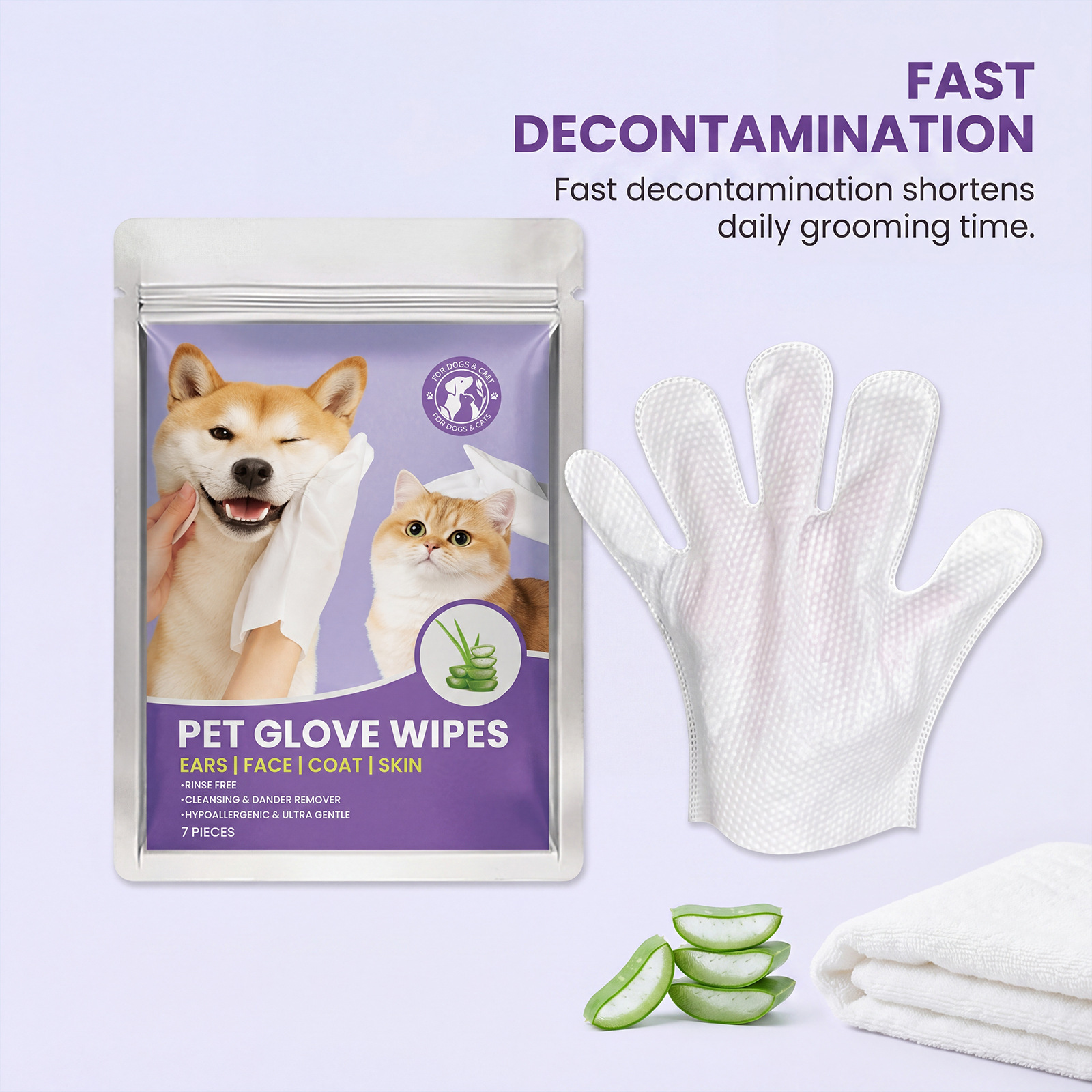 Pet Glove Wipes