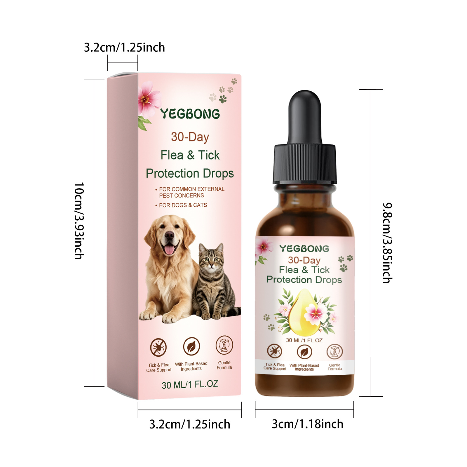 Pet Flea And Tick Prevention Spot-On Treatment