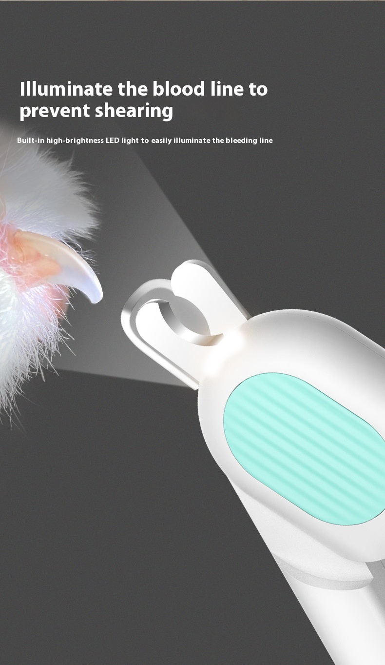 Pet LED Labor-saving Cat Nail Scissors