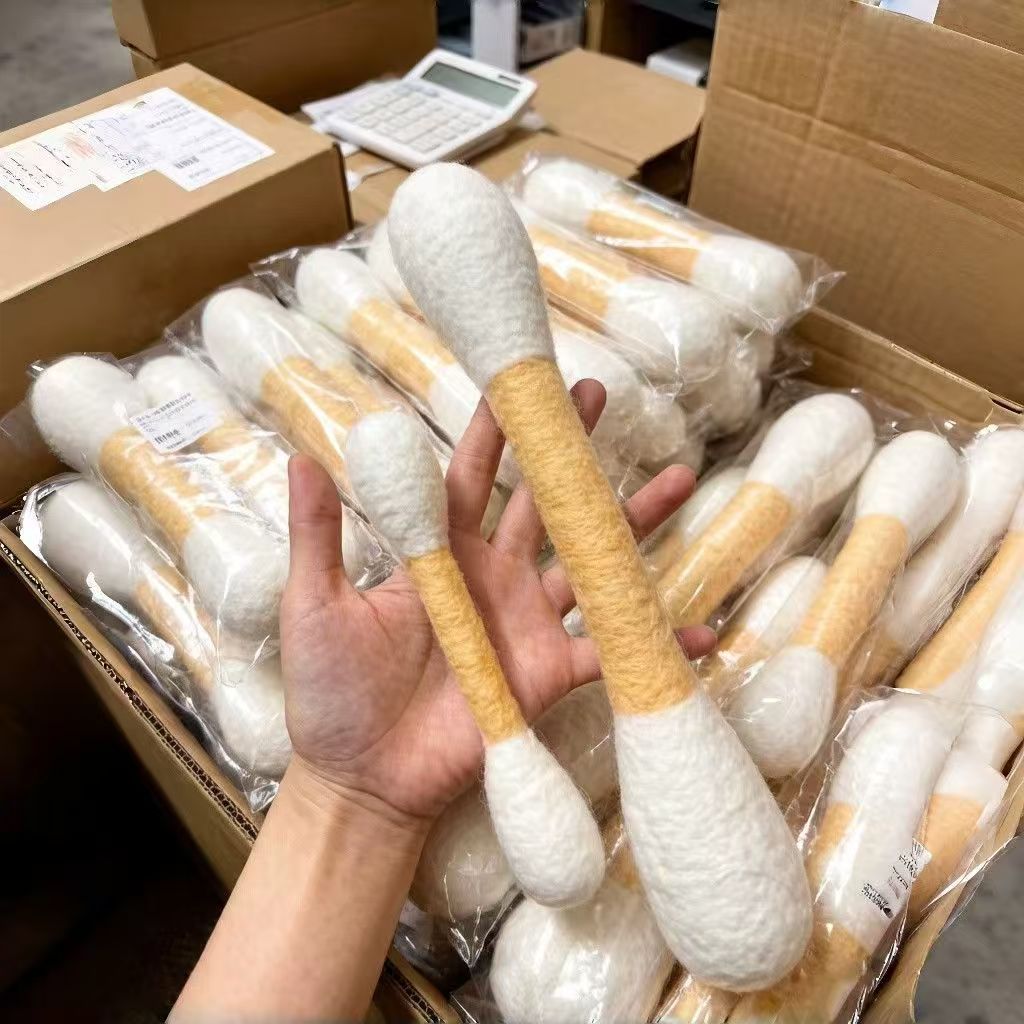 Cat Toy Large Cotton Swab Cat Teaser Wand