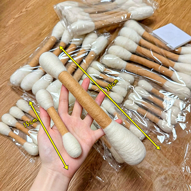 Cat Toy Large Cotton Swab Cat Teaser Wand