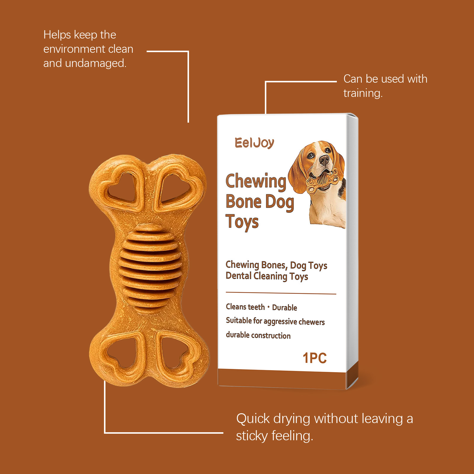 Chewable Durable And Safe Bone-Shaped Pet Toy