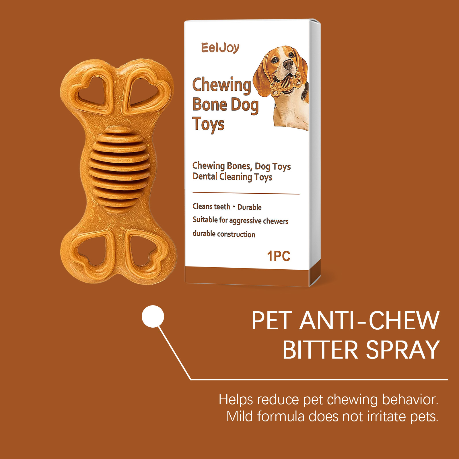 Chewable Durable And Safe Bone-Shaped Pet Toy