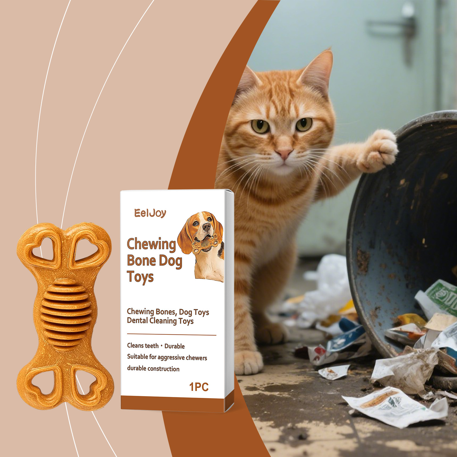 Chewable Durable And Safe Bone-Shaped Pet Toy