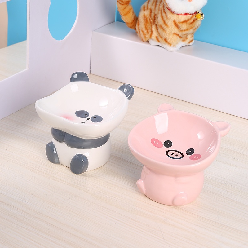 Cute Cartoon Lion Pet Bowl, Ceramic