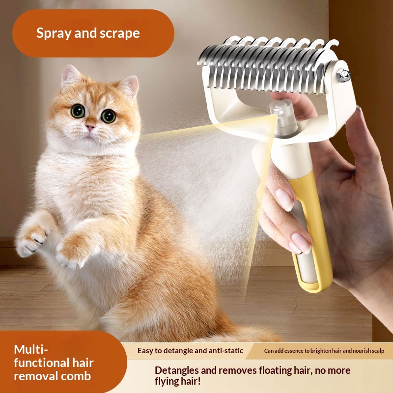 Detangling Spray Comb Thinning Comb And Fluffundercoat Rake