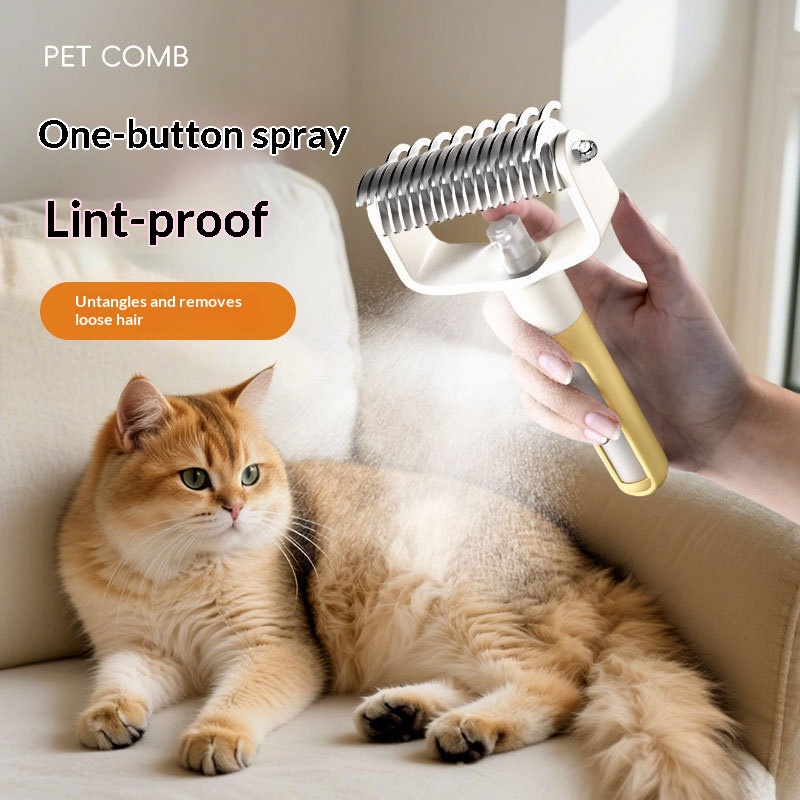 Detangling Spray Comb Thinning Comb And Fluffundercoat Rake