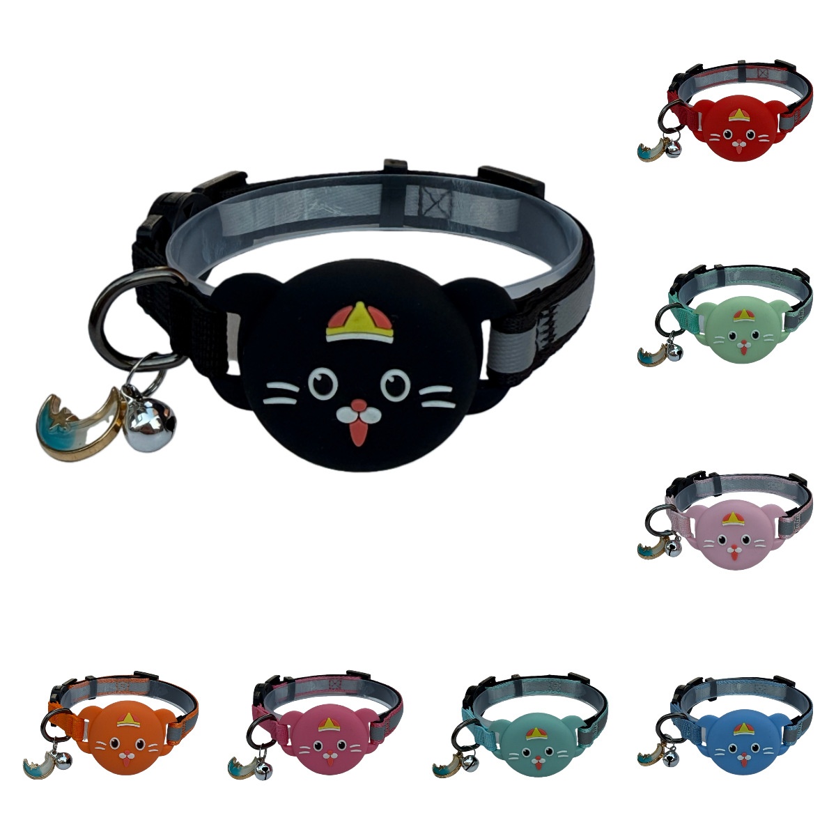 Anti-Suffocation Reflective Bell Dog Collar