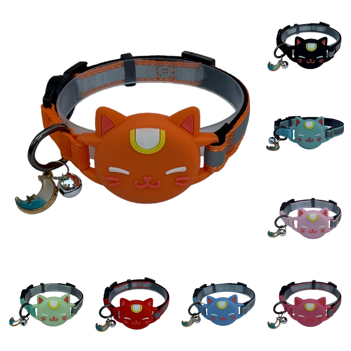 Anti-Suffocation Reflective Bell Dog Collar