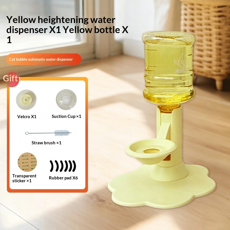 Cat Neck Protecting Automatic Water Dispenser With Backflow Prevention And Anti Wetting Face Feature