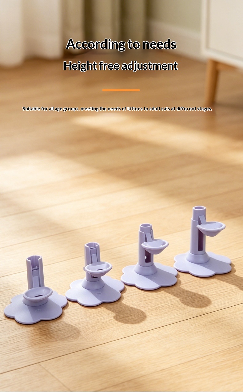 Cat Neck Protecting Automatic Water Dispenser With Backflow Prevention And Anti Wetting Face Feature