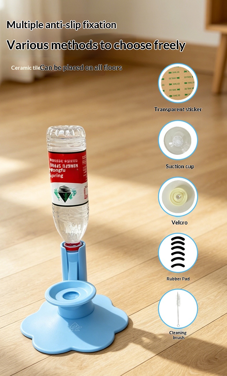 Cat Neck Protecting Automatic Water Dispenser With Backflow Prevention And Anti Wetting Face Feature